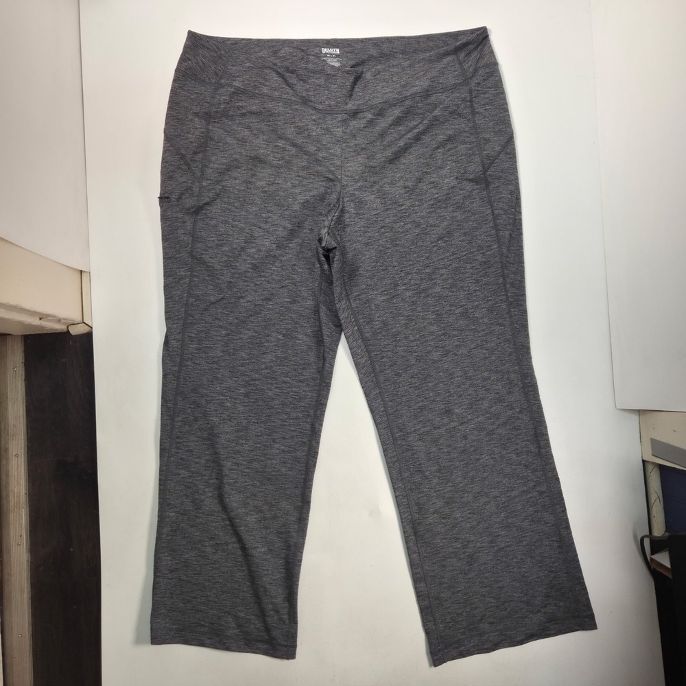 Duluth Trading NoGA Classic Relaxed Leg Pant Womens 3X x 31" Grey Pull On Boot